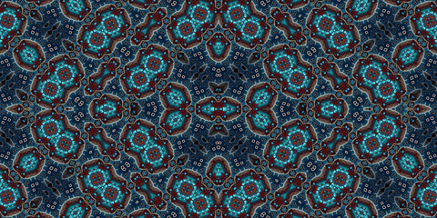 Seamless abstract pattern. The texture of the pattern is symmetrical. Endless pattern