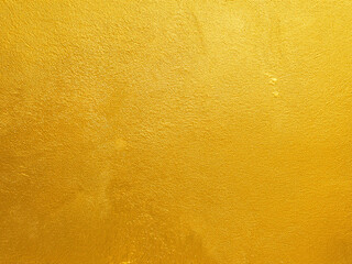Gold Paint on Concrete Wall Texture Background