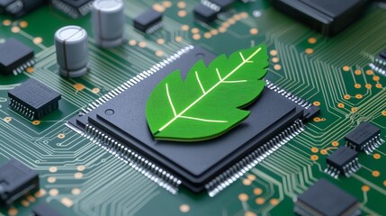 Circuitlike pathways provide the basis for these bionic leaf textures, which offer a glimpse into a technological world