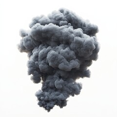 Cloud Isolated on white background.