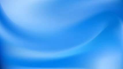 Abstract Blue Gradient Background. Smooth fluid waves