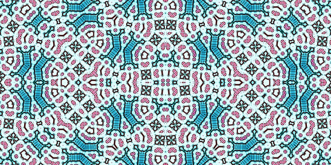 Seamless abstract pattern. The texture of the pattern is symmetrical. Endless pattern