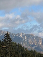 Fototapeta premium clouds over the mountains