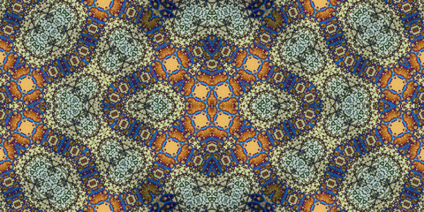 Seamless abstract pattern. The texture of the pattern is symmetrical. Endless pattern