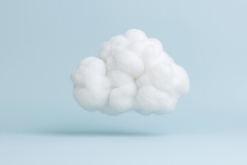 This is an alternative to down filler for fabric toys. White synthetic fabrics, studio shot with biopolymeric synthetic filler.