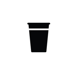 Coffee cup icon flat vector design