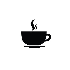 Coffee cup icon flat vector design