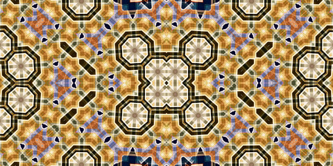 Seamless abstract pattern. The texture of the pattern is symmetrical. Endless pattern