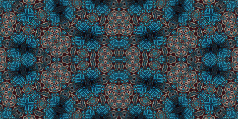 Seamless abstract pattern. The texture of the pattern is symmetrical. Endless pattern