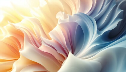 abstract background with flowers