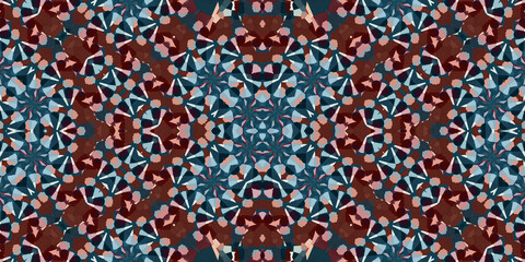 Seamless abstract pattern. The texture of the pattern is symmetrical. Endless pattern