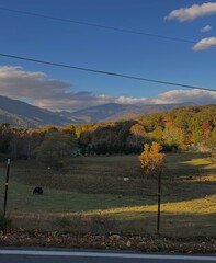 valley in autumn