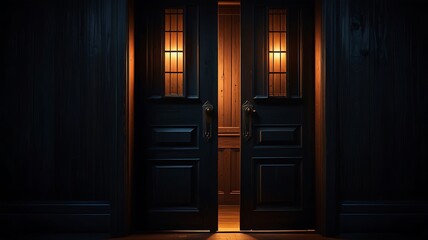 door in the night