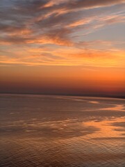 Fototapeta premium sunset over the sea