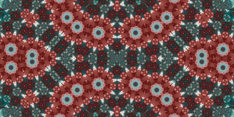 Seamless abstract pattern. The texture of the pattern is symmetrical. Endless pattern