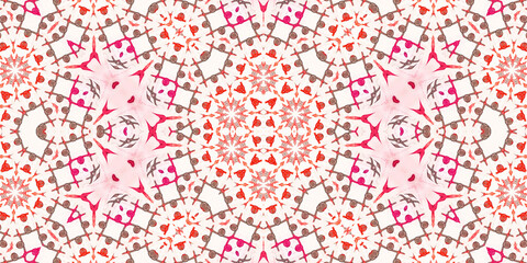 Seamless abstract pattern. The texture of the pattern is symmetrical. Endless pattern