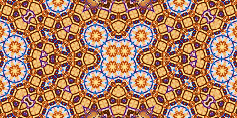Seamless abstract pattern. The texture of the pattern is symmetrical. Endless pattern