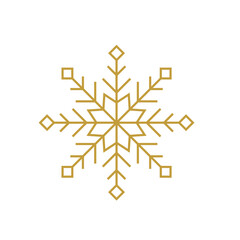 snowflake and star icon. Christmas winter snowflake decoration