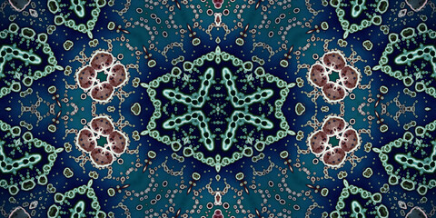 Seamless abstract pattern. The texture of the pattern is symmetrical. Endless pattern