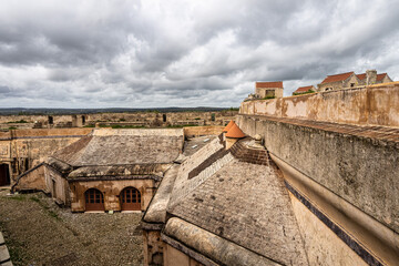 The Fort Nossa Senhora da Graca or Fort Conde de Lippe north of the city of Elvas in Alentejo,...
