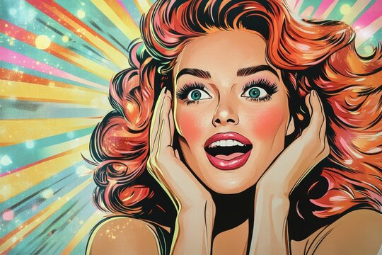 A woman with a surprised and curious look on her face, perfect for use in various situations where surprise or curiosity is the theme