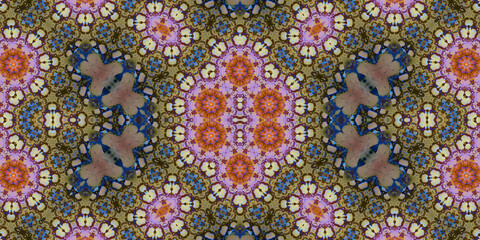 Seamless abstract pattern. The texture of the pattern is symmetrical. Endless pattern