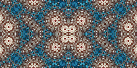 Seamless abstract pattern. The texture of the pattern is symmetrical. Endless pattern