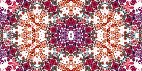 Seamless abstract pattern. The texture of the pattern is symmetrical. Endless pattern