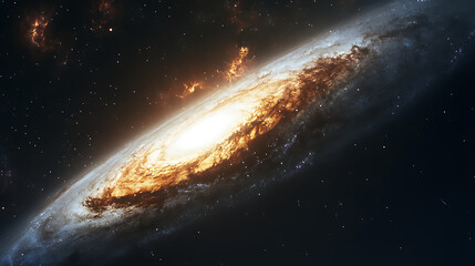 Fototapeta premium background cosmic massive galaxy