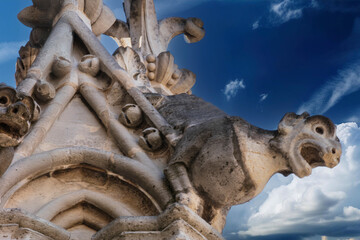 .photograph of the notre dame cathedral in paris,