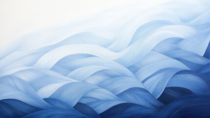 Obraz premium Abstract delicate frost patterns on an icy window, capturing the intricate and beautiful textures in shades of blue, New Year background, winter cold and holidays concept