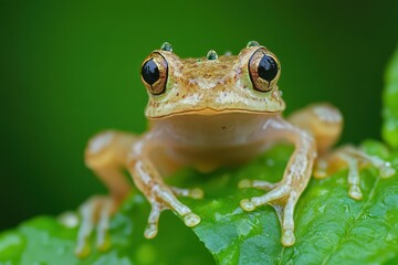 Obraz premium frog, exotic species of frog,AI Generation