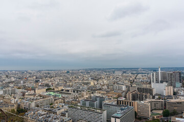 photography of landscapes of the city of Paris from above