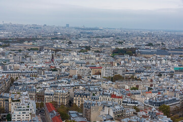 Obraz premium photography of landscapes of the city of Paris from above