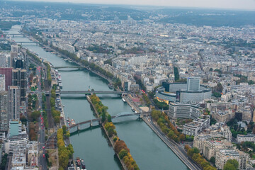 Obraz premium photography of landscapes of the city of Paris from above