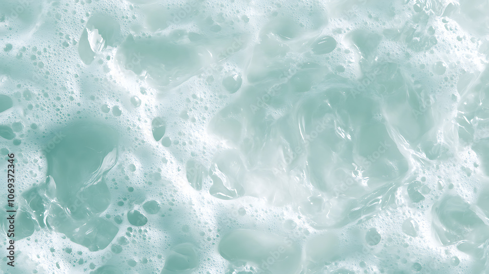 Aufkleber An elegant and delicate texture of a soft and foamy background in a trendy color, embodying a minimalist and fragile aesthetic