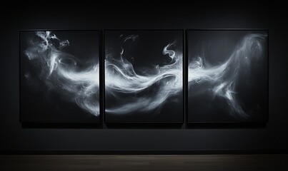 Abstract Smoke Art