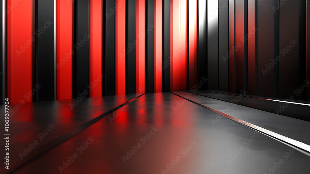 Leinwandbilder abstract red and black are light pattern with the gradient is the with floor wall metal texture soft tech diagonal background black dark sleek clean modern