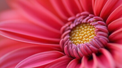 close up of pink daisy flower