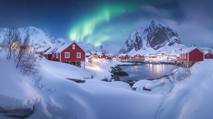 Winter scenery wallpaper background 