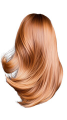 Naklejka premium Long, flowing blonde hair from back view
