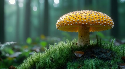 Majestic Forest Mushroom