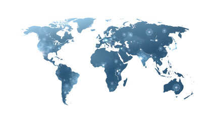 Obraz premium The concept of health protection in the whole world isolated with white highlights, png