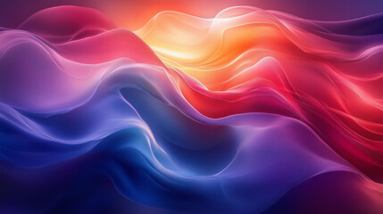 Obraz premium Fond d'écran abstrait fluide avec dégradés de couleurs vives et texture douce