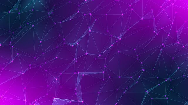 It depicts a plexus network with glowing nodes and lines.