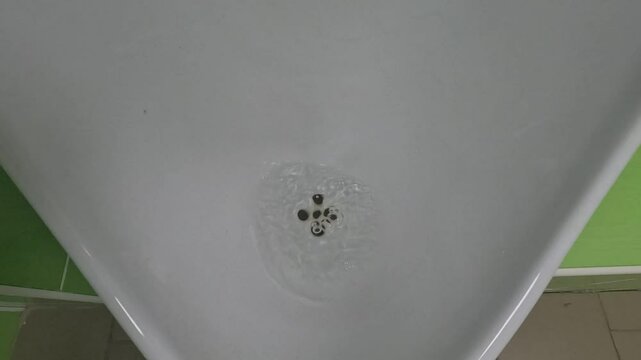 urinal and toilet close-up in a catering restaurant