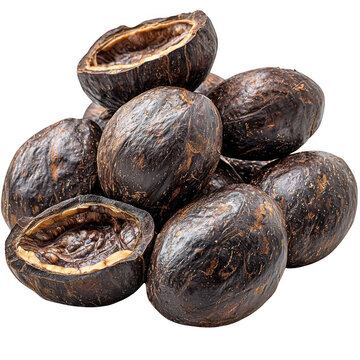 Paradise nuts on transparent backgroung, png file, no background