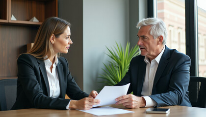 Obraz premium Business Meeting in Progress