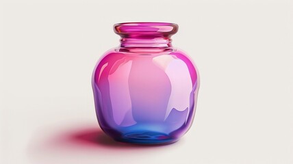 A beautiful collection of colorful glass jars arranged creatively, showcasing vibrant colors and decorative designs. AI generative