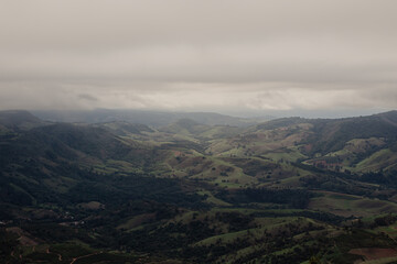 Naklejka premium view of the mountains